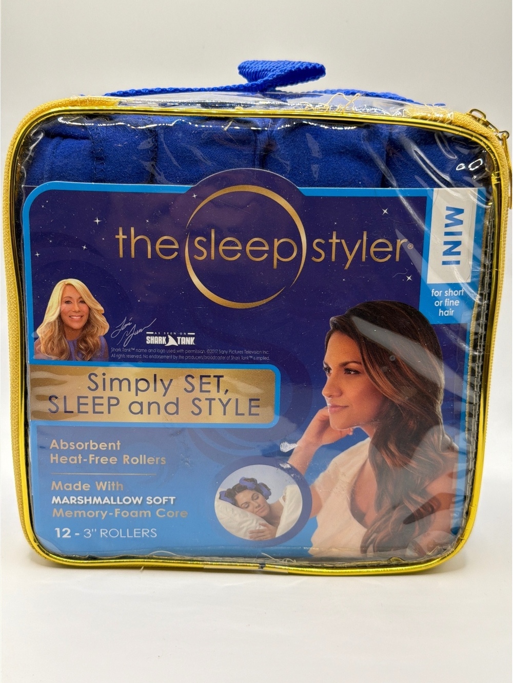 The Sleep Styler Mini Absorbent Heat-Free Hair Rollers for Short or Fine Hair